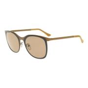 Curve Me102S Zonnebril in Ochre Blue/Beige Brown Marni , Yellow , Dame...
