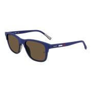 Matte Blue/Brown Sunglasses Lacoste , Blue , Heren