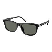 Black/Green Sunglasses Prada , Black , Heren