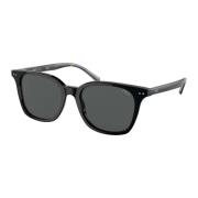PH 4187 Sunglasses in Shiny Black/Grey Ralph Lauren , Black , Heren
