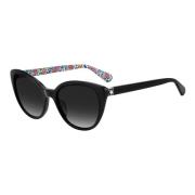 Black/Grey Shaded Sunglasses Amberlee/S Kate Spade , Black , Dames