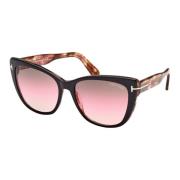 Nora Sunglasses Black Havana/Light Brown Shaded Tom Ford , Brown , Dam...