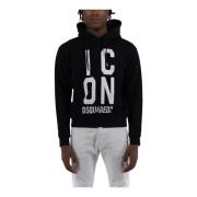Icon Cool Fit Sweatshirt Dsquared2 , Black , Heren