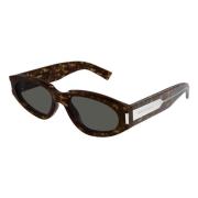 SL 618 Sunglasses Saint Laurent , Brown , Dames