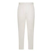 Katoen linnen broek Boggi Milano , White , Heren