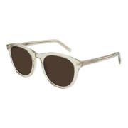 Beige/Brown Zonnebril SL 401 Saint Laurent , Beige , Unisex