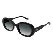 Black/Grey Shaded Sunglasses Chloé , Black , Dames