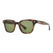 Brown Semi-Flat Sunglasses Broadway SUN Garrett Leight , Brown , Unise...