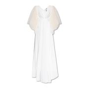 Jurk met tule mouwen Forte Forte , White , Dames