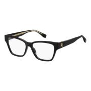 Zwarte Brillen TH 2000 Zonnebril Tommy Hilfiger , Black , Unisex
