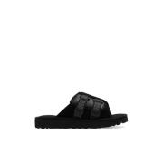 Goudenkust Band slides UGG , Black , Heren