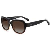 Zwart Havana/Bruin Verduisterd Zonnebril Layne/S Kate Spade , Black , ...