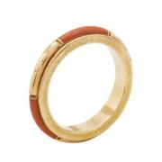 Pre-owned Metal rings Chloé Pre-owned , Yellow , Dames