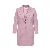 Melange Trench Coat in Nostalgia Rose Only Carmakoma , Pink , Dames