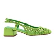 Girasol Slingback Sandalen Pons Quintana , Green , Dames