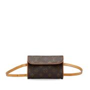 Pre-owned Leather crossbody-bags Louis Vuitton Vintage , Brown , Dames