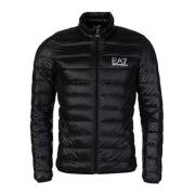 Down Jackets Emporio Armani EA7 , Black , Heren