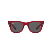 Rb0840 Zonnebril Mega Wayfarer Bio-Based Gepolariseerd Ray-Ban , Gray ...