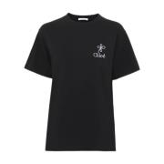 T-Shirts Chloé , Black , Dames