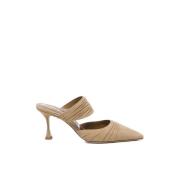 Heeled Mules Manolo Blahnik , Beige , Dames