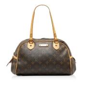 Pre-owned Canvas louis-vuitton-bags Louis Vuitton Vintage , Brown , Da...