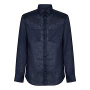 Casual Shirts Low Brand , Blue , Heren