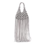 Kristallen Fringe Mini Tas Hibourama , Gray , Dames