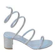 Blauwe Sandalen René Caovilla , Blue , Dames