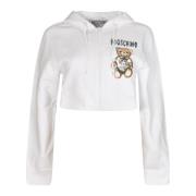 Stijlvolle Sweaters Collectie Moschino , White , Dames