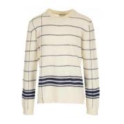 Round-neck Knitwear Maison Margiela , White , Heren