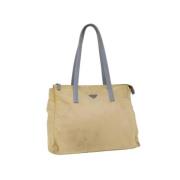 Pre-owned Nylon prada-bags Prada Vintage , Beige , Dames