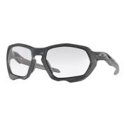 Plazma Zonnebril Mat Carbon/Grijs Oakley , Black , Heren