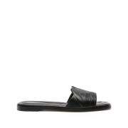 Sliders Alexander McQueen , Black , Dames