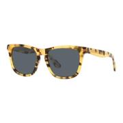 Lynes SUN Zonnebril Bruin/Blauw Oliver Peoples , Multicolor , Heren