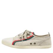 Pre-owned Fabric sneakers Gucci Vintage , Gray , Dames