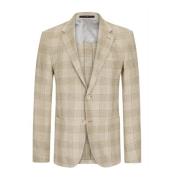 Sawyer Beige en Bruin Herenjas Eduard Dressler , Beige , Heren