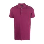 Polo Shirts Tom Ford , Purple , Heren
