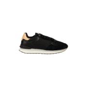 Zwarte Lage Top Sneakers voor Vrouwen Hoff , Black , Dames