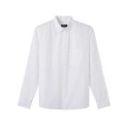 Shirts A.p.c. , White , Heren