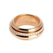 Pre-owned Rose Gold rings Piaget Pre-owned , Yellow , Dames