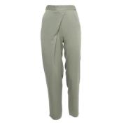 Pre-owned Fabric bottoms Armani Pre-owned , Gray , Dames