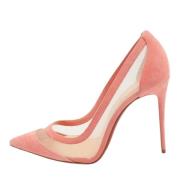Pre-owned Mesh heels Christian Louboutin Pre-owned , Pink , Dames