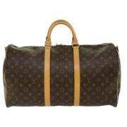 Pre-owned Canvas travel-bags Louis Vuitton Vintage , Brown , Dames