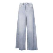 Wide Jeans Vetements , Blue , Dames