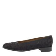 Pre-owned Fabric flats Yves Saint Laurent Vintage , Black , Dames