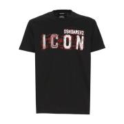 T-Shirts Dsquared2 , Black , Heren