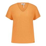 V-neck Knitwear Cinque , Orange , Dames
