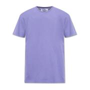 T-shirt met logo Stone Island , Purple , Heren