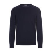 Round-neck Knitwear Fedeli , Blue , Heren