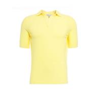 Teddy Polo Shirt Gemaakt in Italië Gender , Yellow , Heren